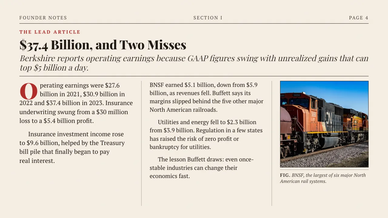 Berkshire Hathaway 2023 Shareholder Letter, slide 4