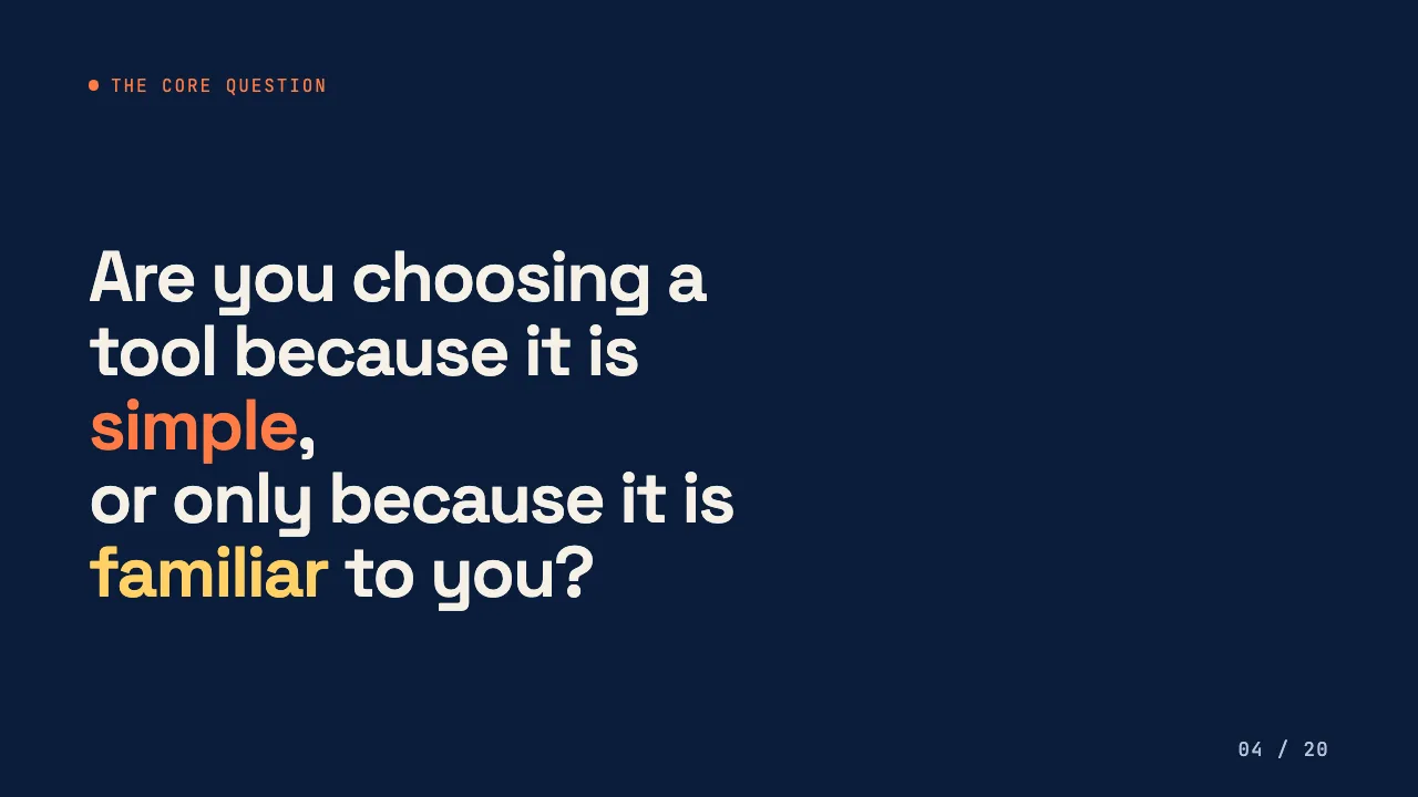 Simple Made Easy: Rich Hickey, Strange Loop 2011, slide 3