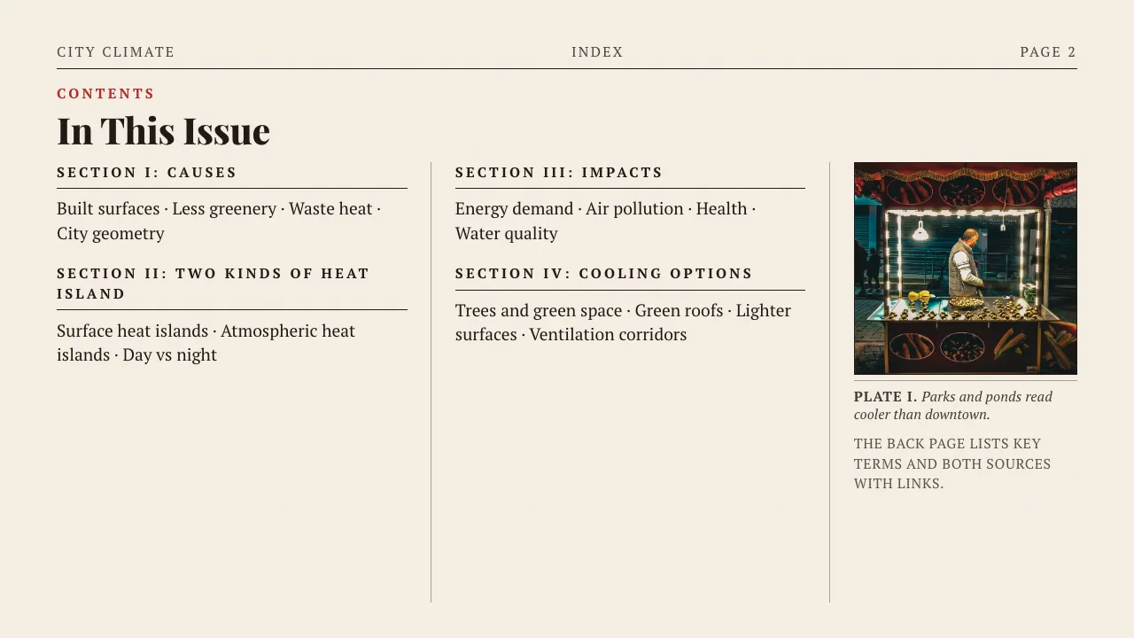 Why Cities Run Hot: The Urban Heat Island Effect, slide 2